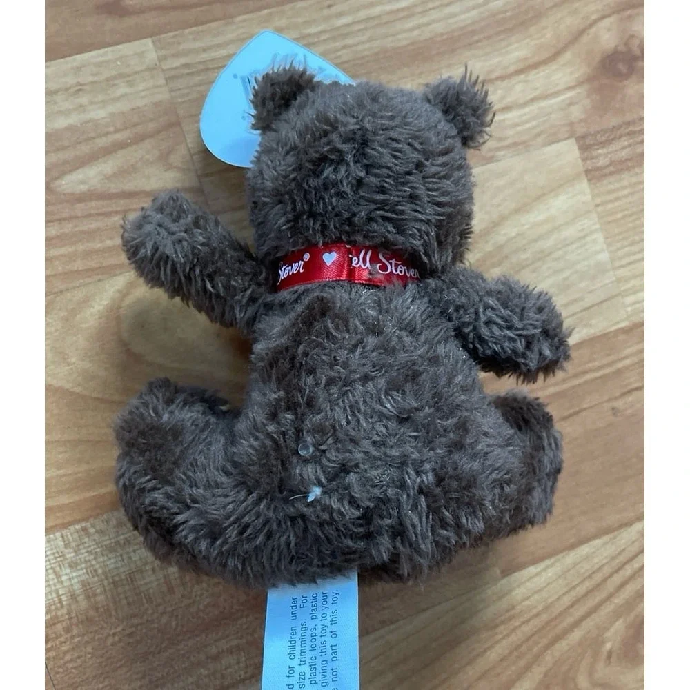 Russell Stover 5 Inch Plush Bear Dark Brown With Tag